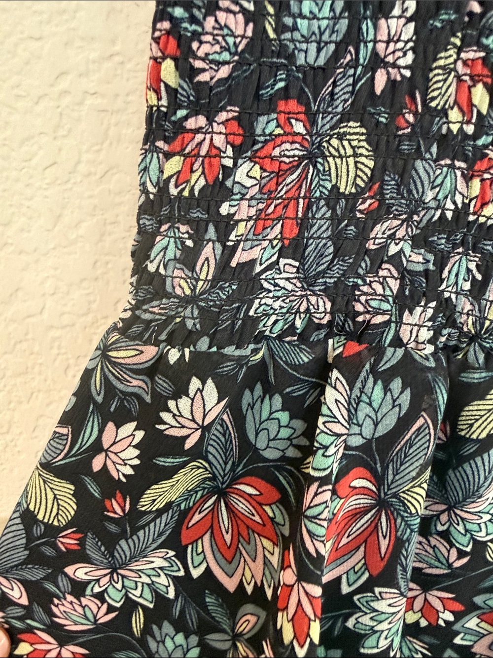 CAbi Navy Top and skirt set with White Label and Red Accent - Picture 10 of 13